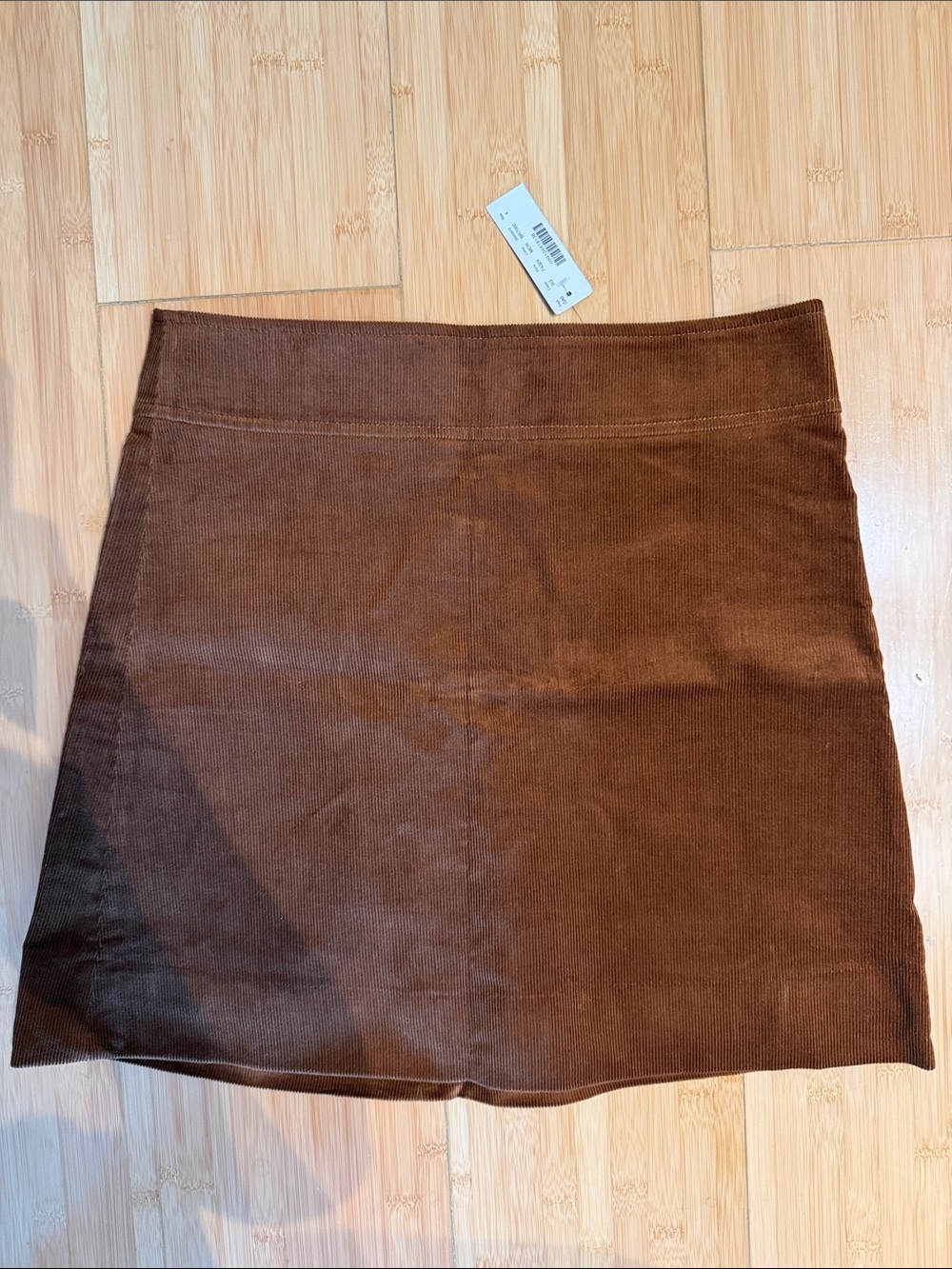 J.Crew Corduroy A-Line Mini Skirt in Masala Chai (Brown)